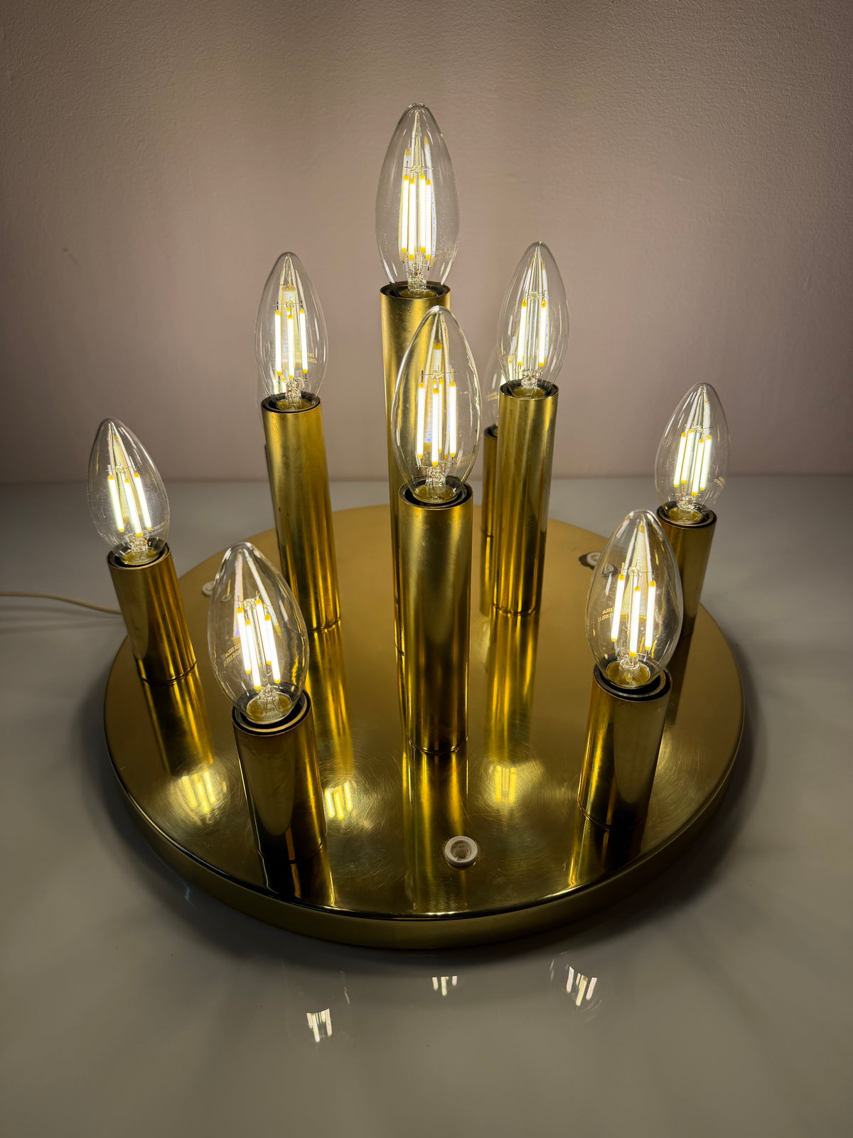 Wand-/ Deckenlampe gold von von Sölken