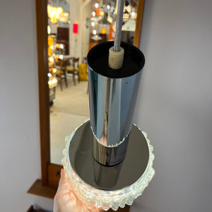 Pendelleuchte Modell P105 Glas Chrom von STAFF
