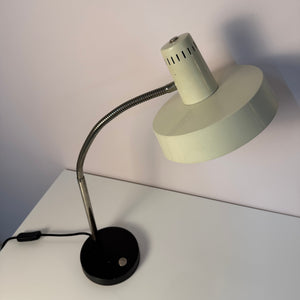Schreibtischlampe altweiß mit beweglichem Arm