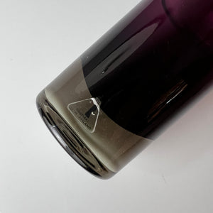 Vase lila Glas von Nanny Still für Riihimäen Lasi