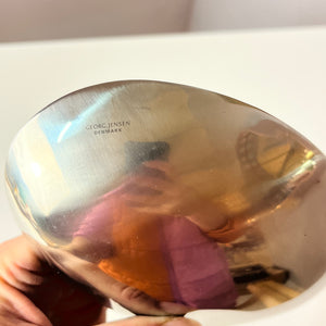 Servierschalen Leaf groß von Helle Damkjær für Georg Jensen