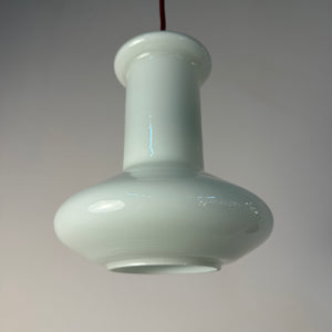 Hängelampe weiß glänzend Glas von Lyskær