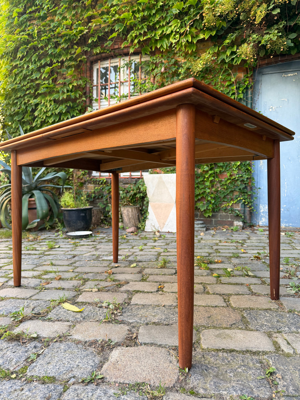 Ausziehbarer Esstisch Teak aus Dänemark