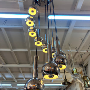 Kaskadenlampe 10-flammig Chrom von STAFF