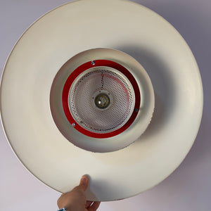 Lamellenlampe rot aus Dänemark