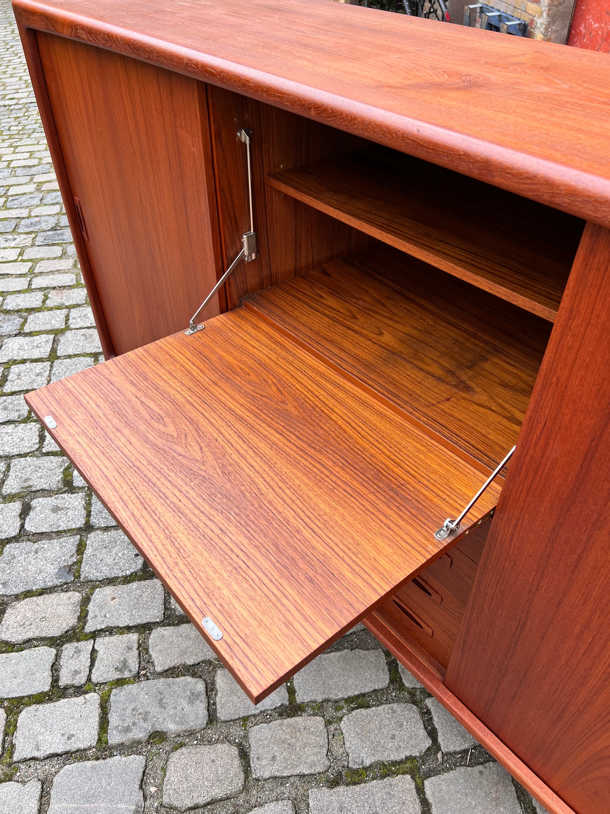 XXL Highboard Teak von H.P. Hansen aus Dänemark
