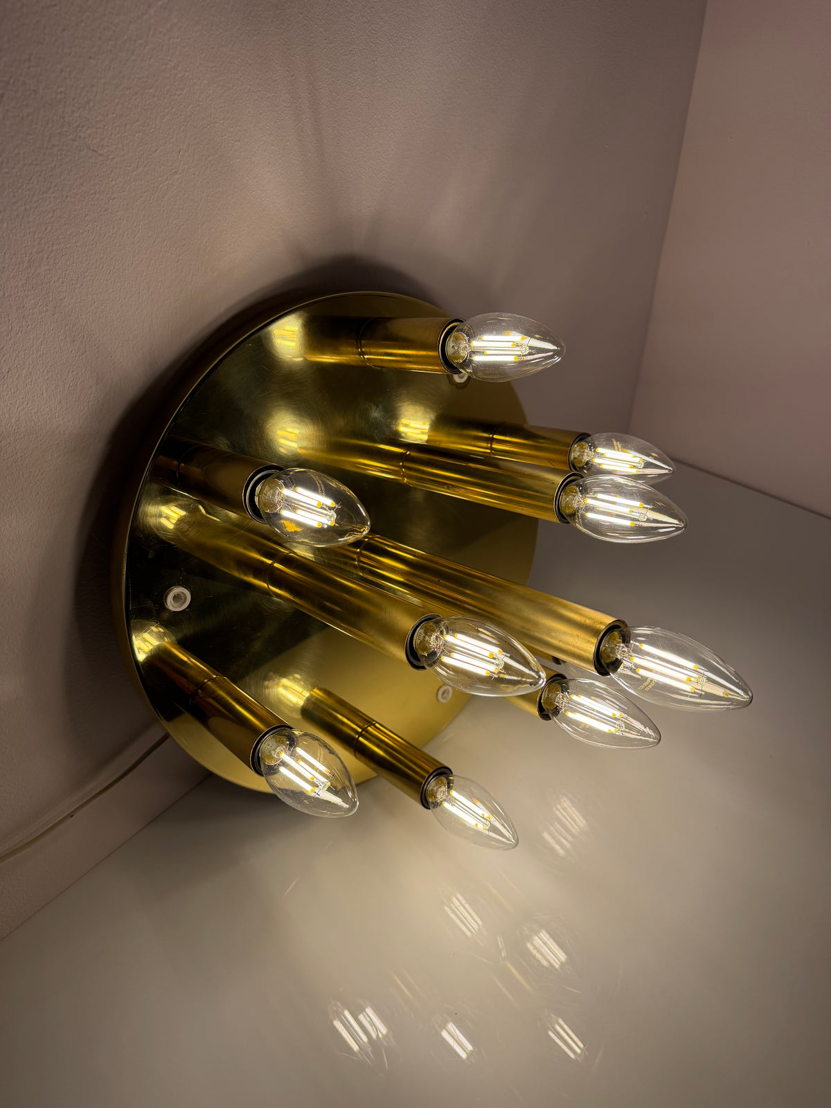 Wand-/ Deckenlampe gold von von Sölken