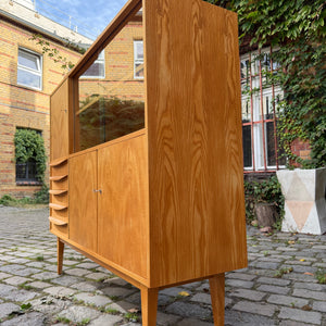 Highboard Typ 602/G Esche von Franz Ehrlich für Hellerau