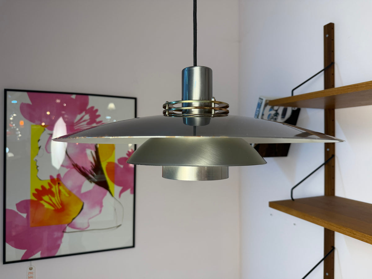 Lamellenlampe Leto silber kupfer von Top Lamper