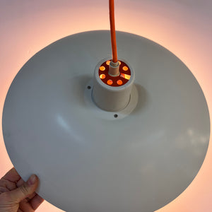 Lamellenlampe PH4 weiß von Poul Henningsen für Louis Poulsen