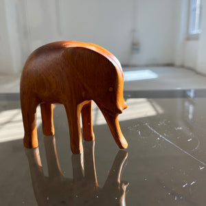 Holzfigur Elefant