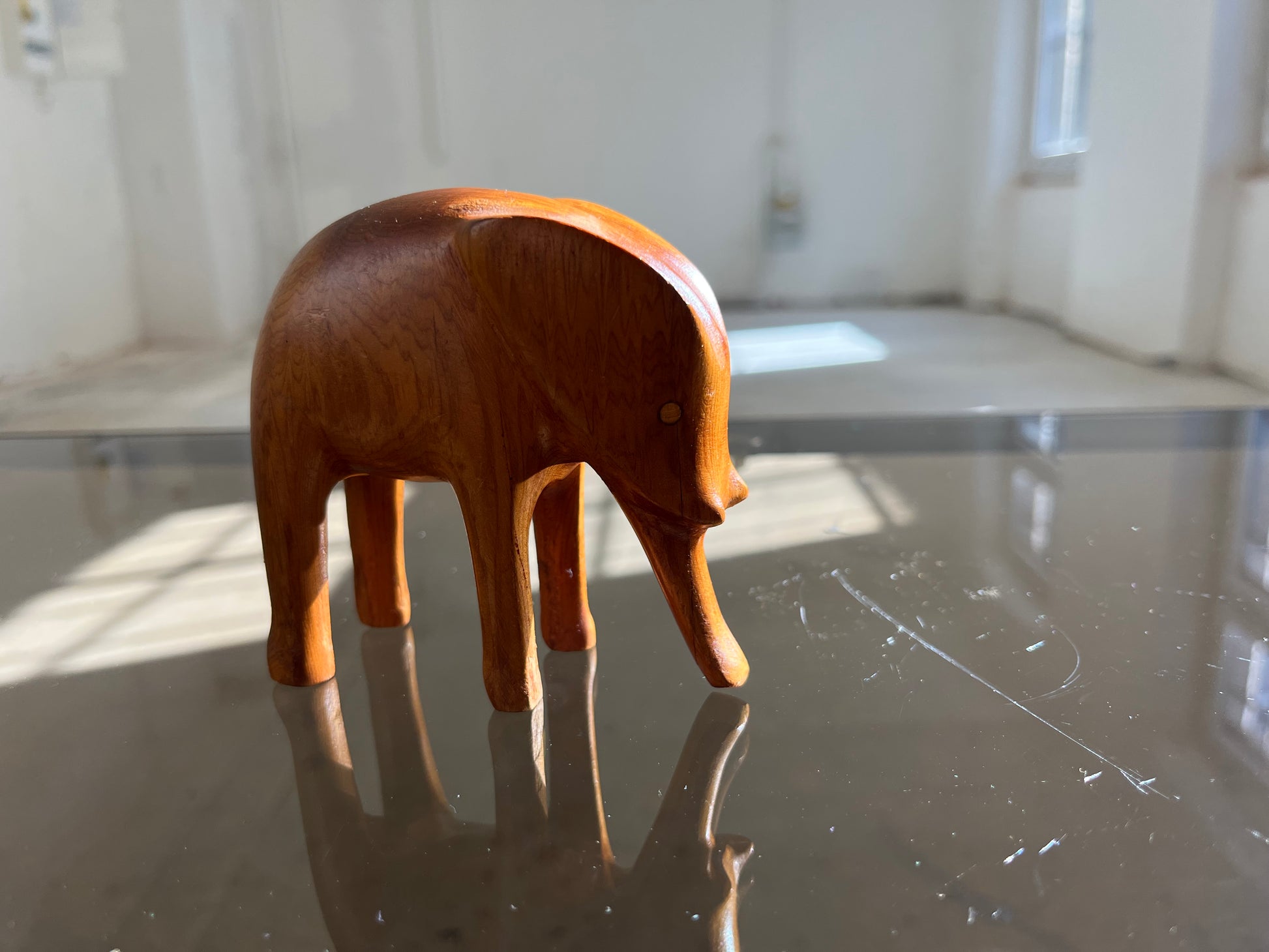 Holzfigur Elefant