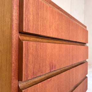 Kommode Teak auf Hairpinlegs von IDEE Möbel