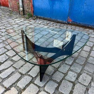 Couchtisch schwarz Glas