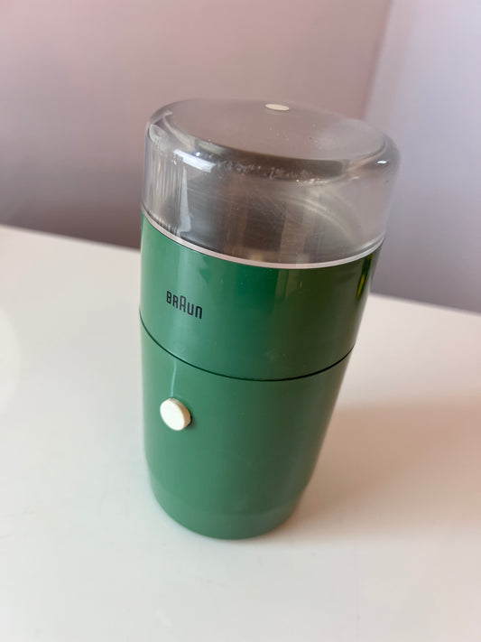 Kaffeemühle KSM 1 grün von Reinhold Weiss für BRAUN