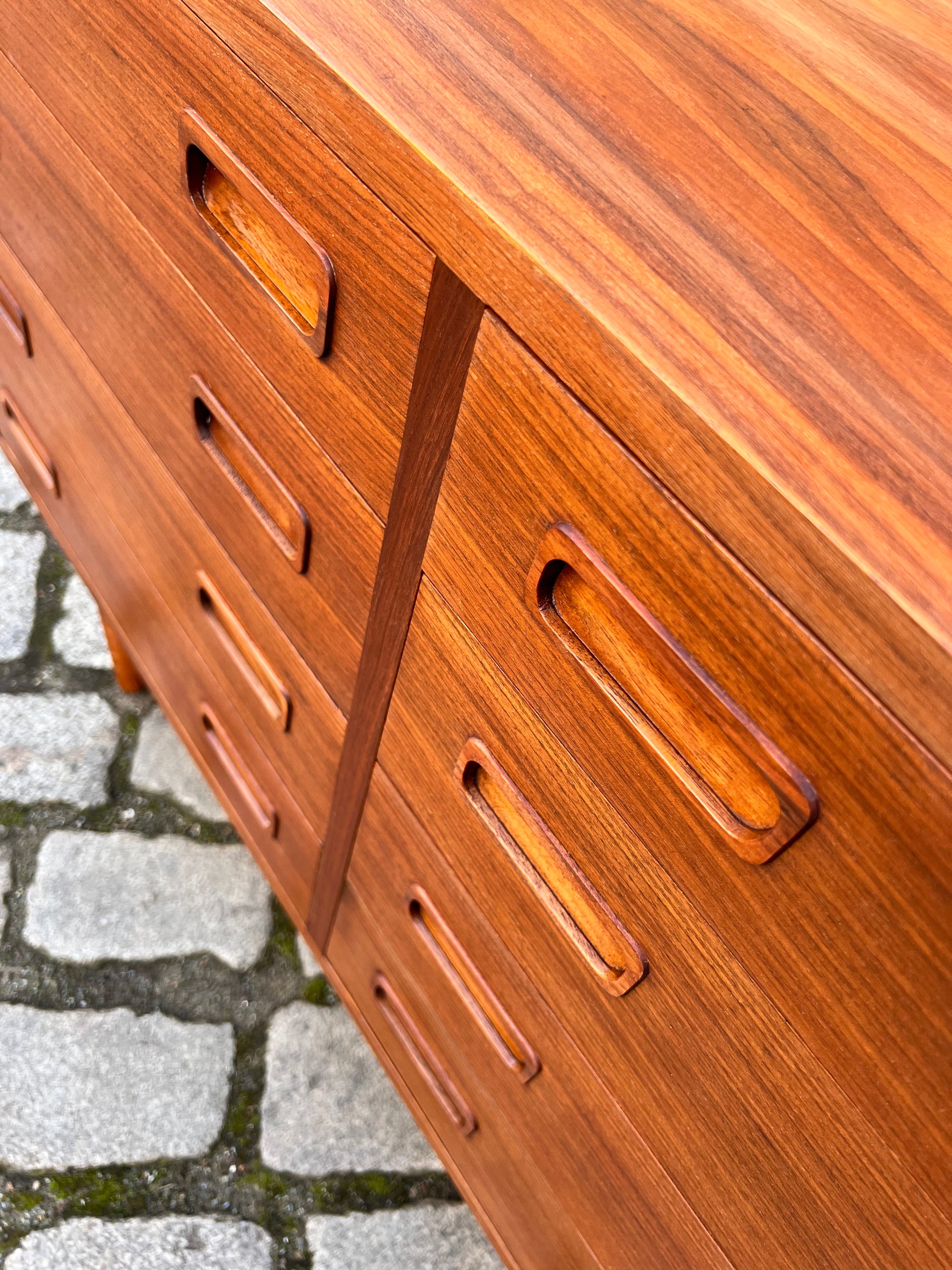 Doppelkommode Nussbaum von Carlo Jensen für Poul Hundevad
