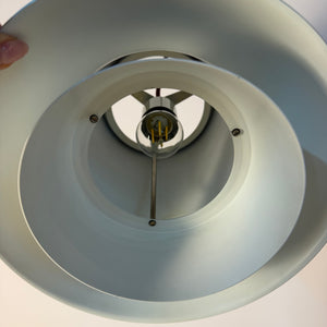 Hängelampe Auditorie 1 silber weiß von Svend Middelboe für Nordisk Solar