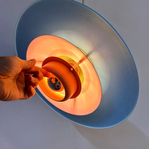Lamellenlampe neu lackiert, Dänemark