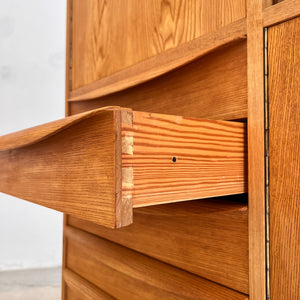 Highboard / Wohnzimmerschrank Typ 602/G Esche von Hellerau aus 1959
