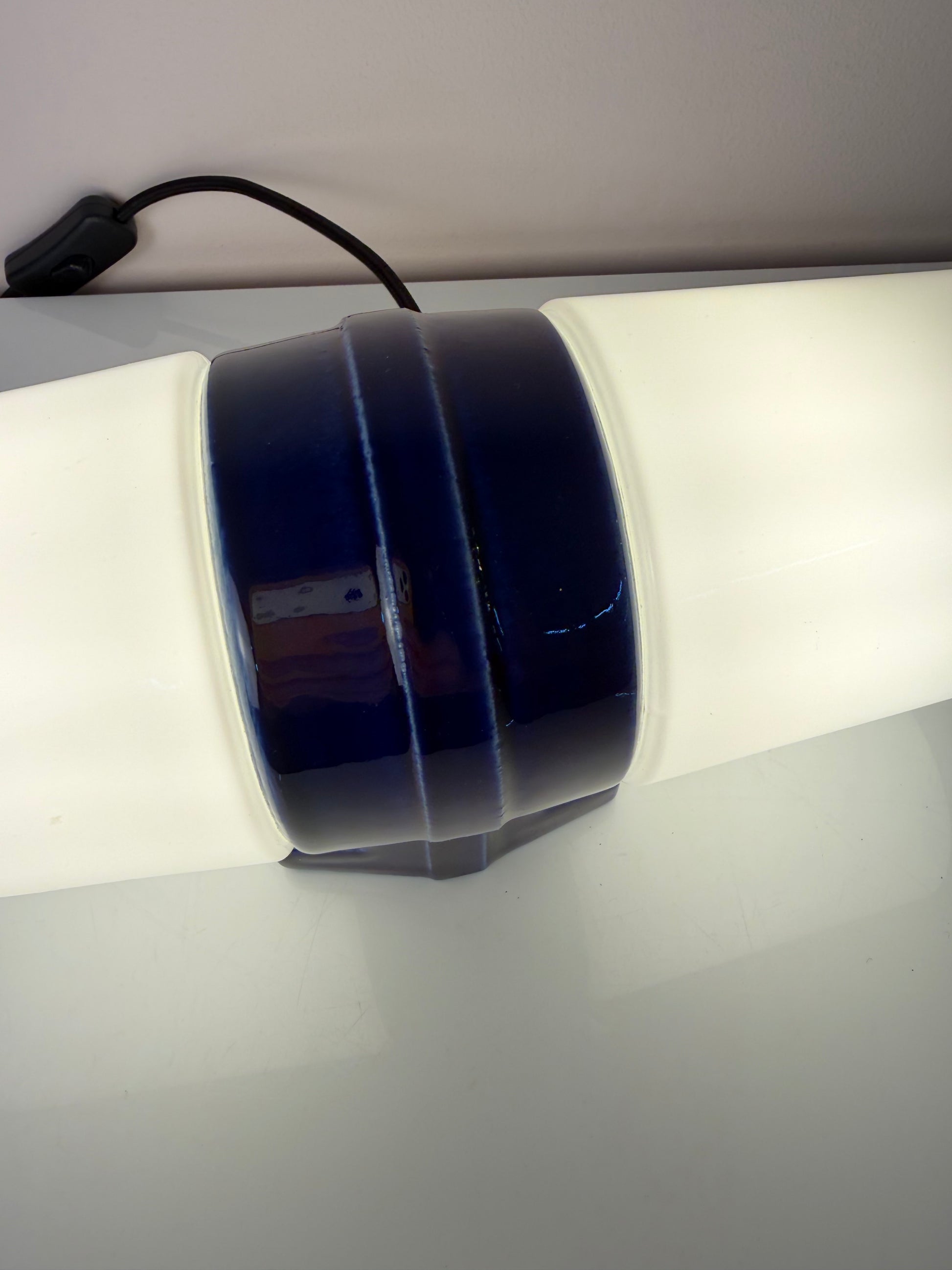 Wandlampe Modell 6065 blau von Sigvard Bernadotte für Ifö