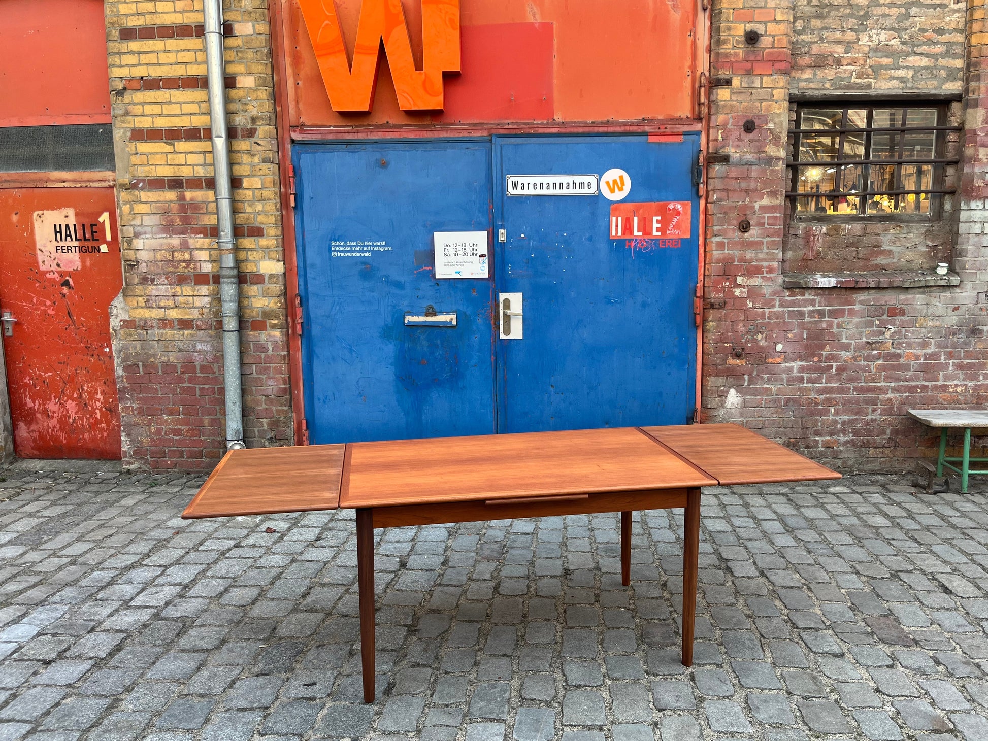 Ausziehbarer Esstisch Teak von Rosenstrup Møbelfabrik