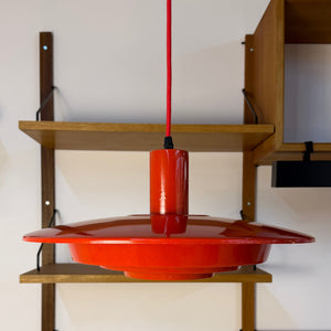 Lamellenlampe rot aus Dänemark