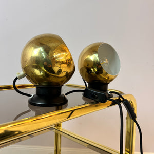 Set: 2x Kugellampe gold von Horn
