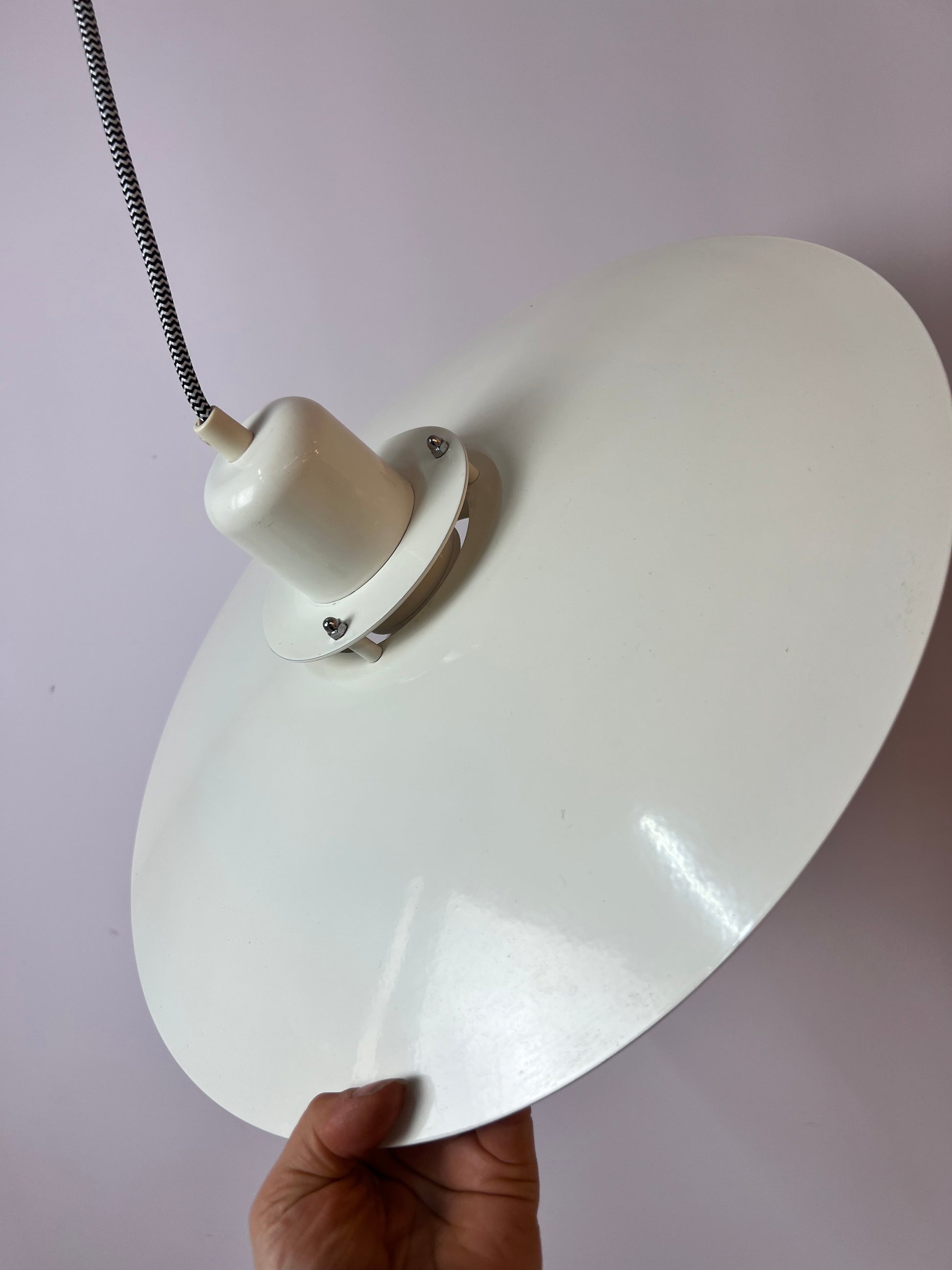 Lamellenlampe weiß aus Dänemark