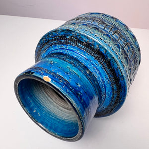 Vase Serie Rimini Blu von Aldo Londi für Bitossi