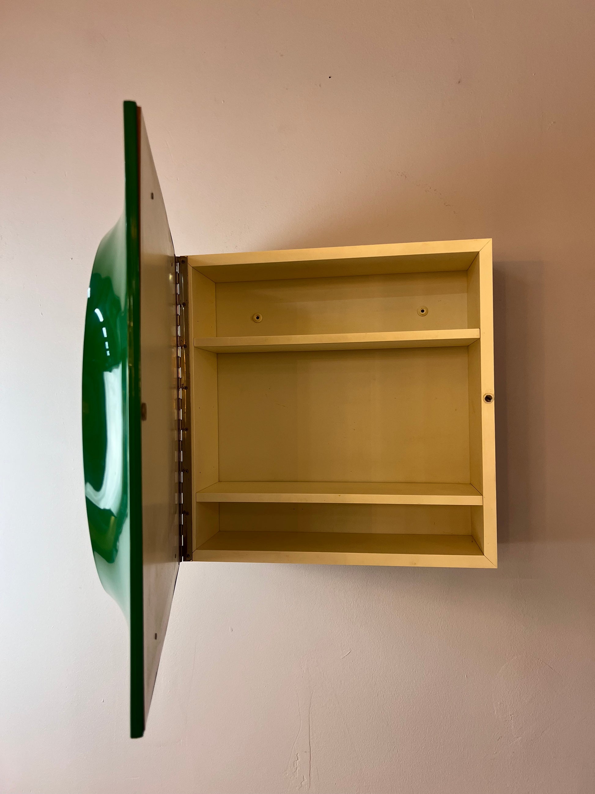 Spiegelschrank Quadrat grün von Hammarplast
