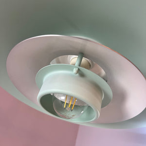 Lamellenlampe neu lackiert mint