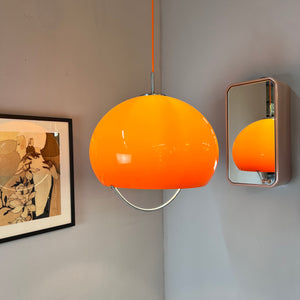 Hängelampe orange Kunststoff von Guzzini
