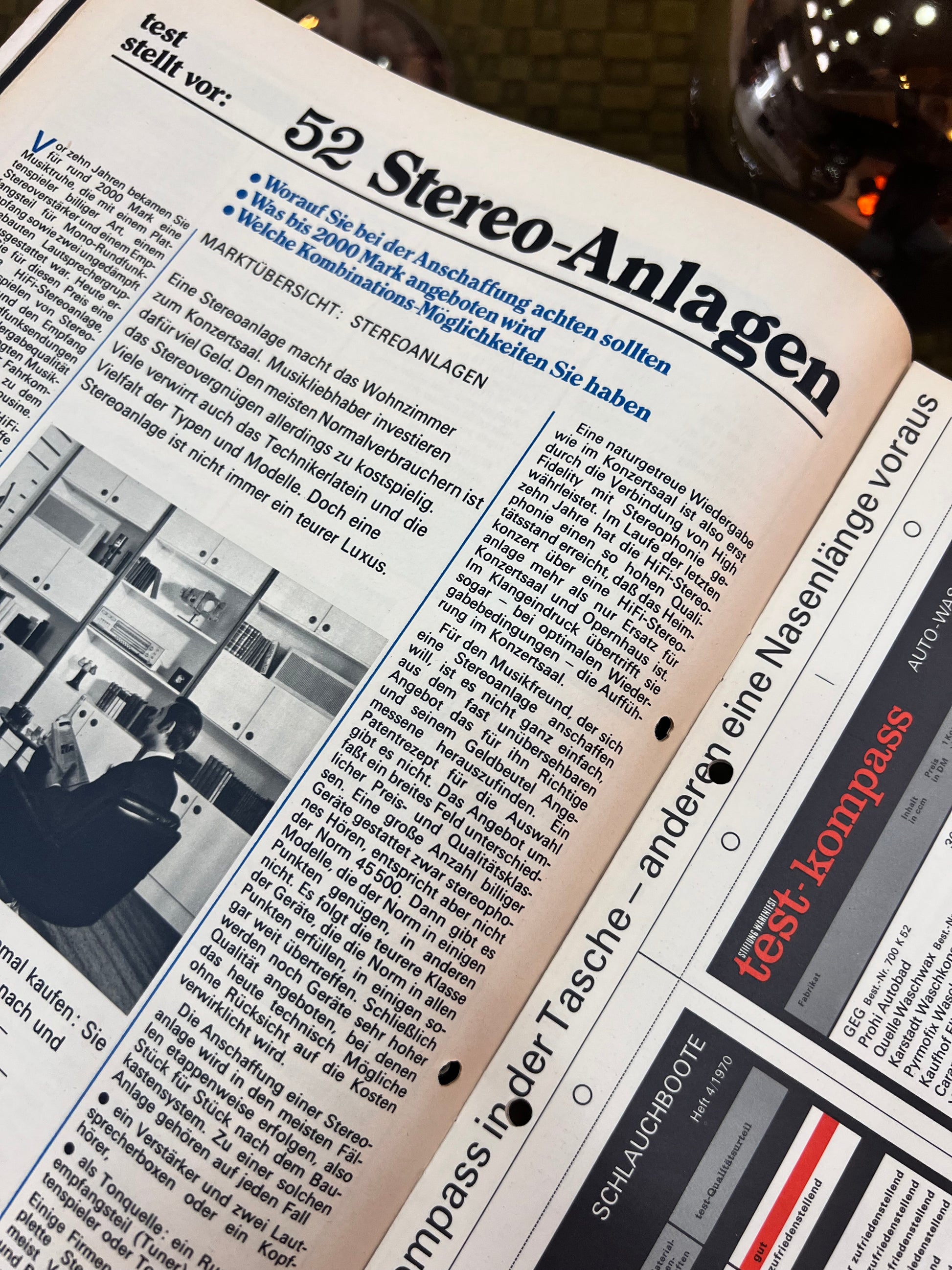 Stiftung Warentest Zeitschrift April 1970
