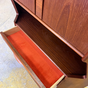Eckschrank Teak mit Minibar aus Dänemark