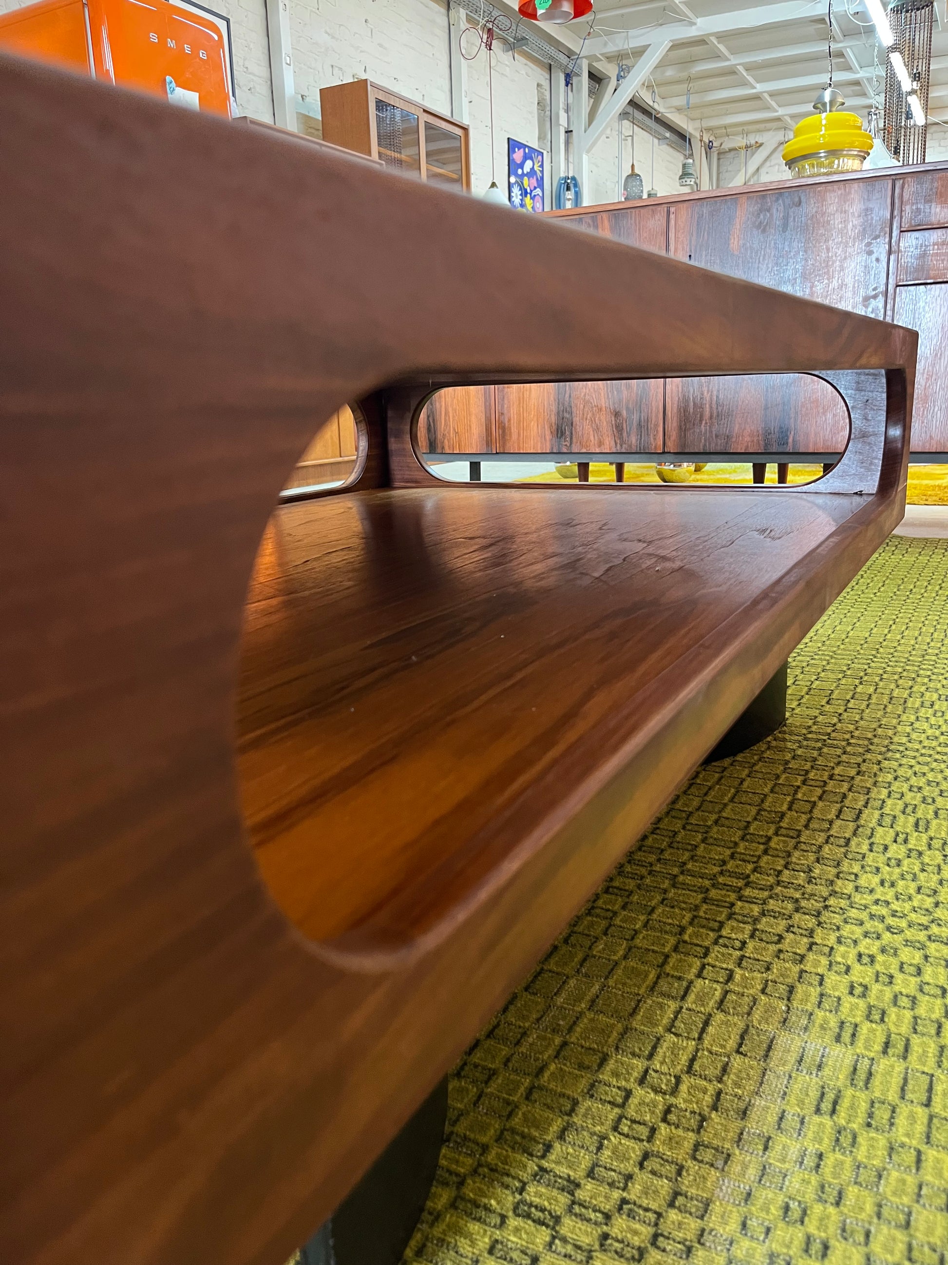Couchtisch Marmor Teak