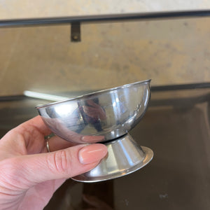 Set: 2x Eisschale mit Untersetzer Cromargan von WMF