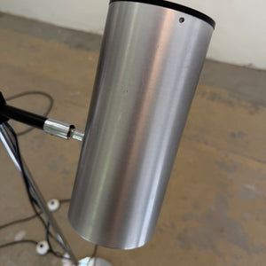 Stehlampe silber von Arnold Berges für Staff