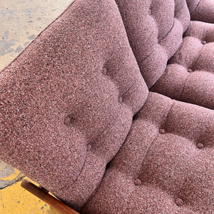Set: Sofa mit Hocker mauve von Yngve Ekström für Swedese