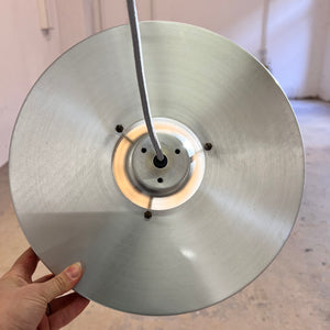 Hängelampe silber anthrazit aus Dänemark