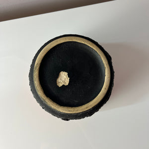 Blumentopf Fat Lava rot braun Keramik