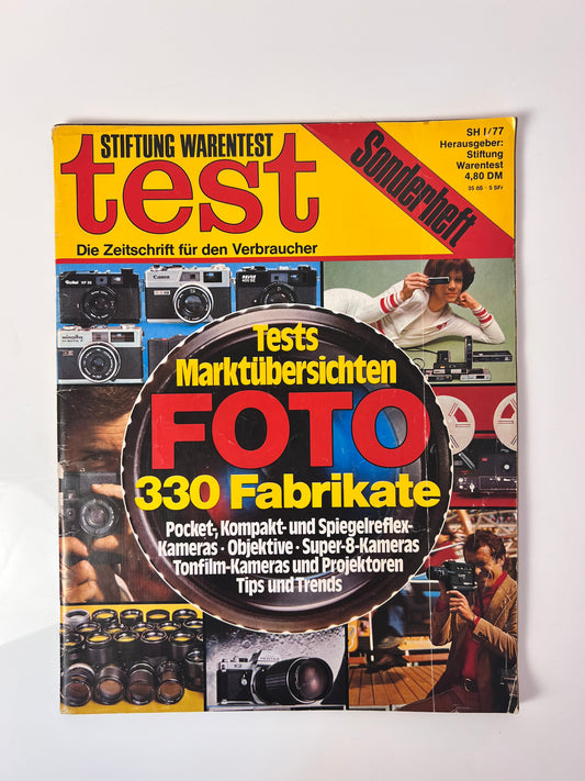 Sammlerstück Stiftung Warentest Sonderheft Kameras