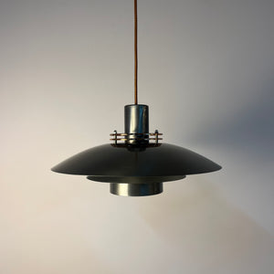 Kleine Lamellenlampe Leto silber kupfer von Top Lamper
