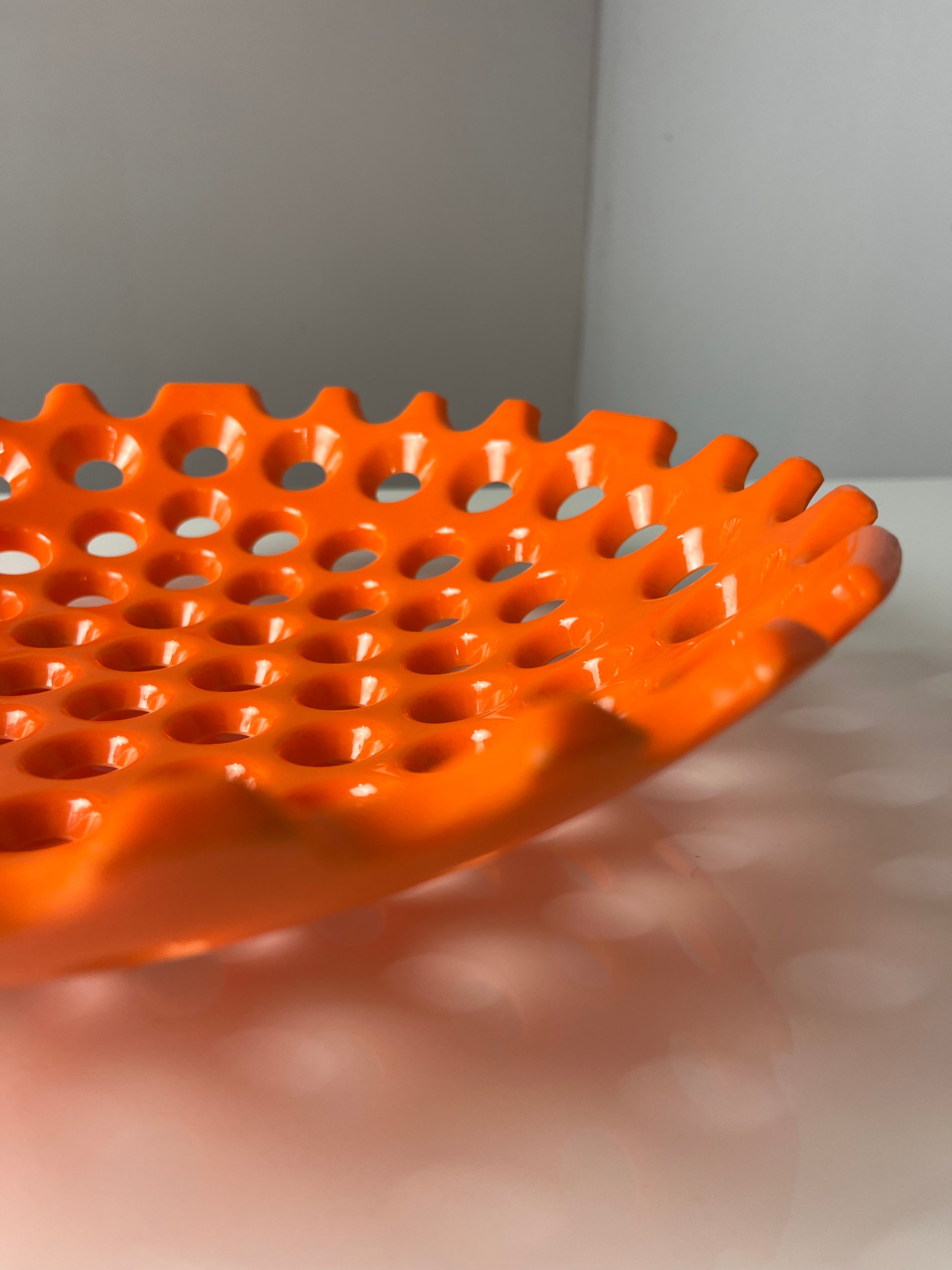 Schale orange Kunststoff