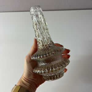 Vase Eisglas von Timo Sarpaneva für Iittala