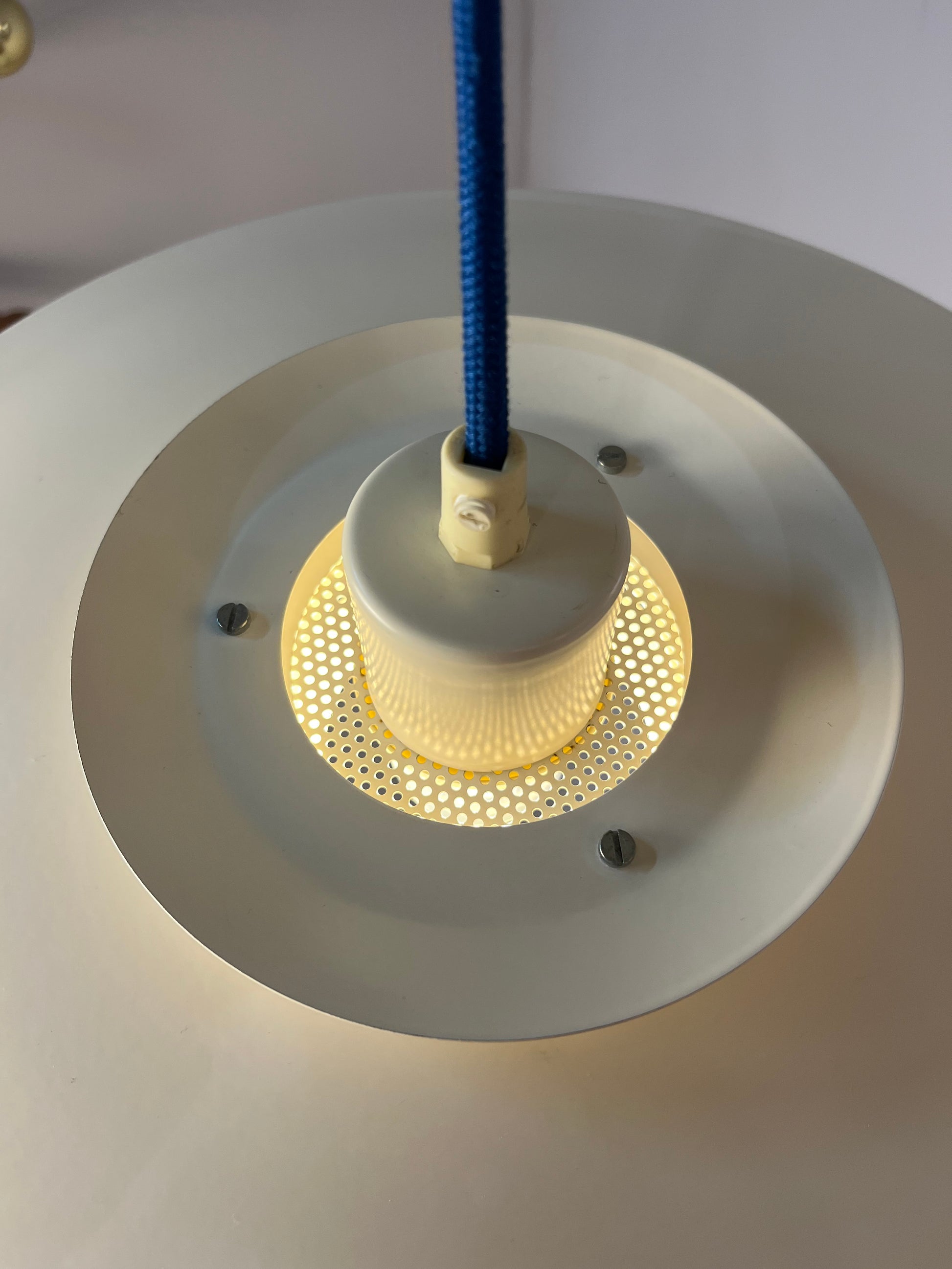Lamellenlampe weiß von Horn