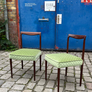 Set: 2x Stuhl grün Palisander