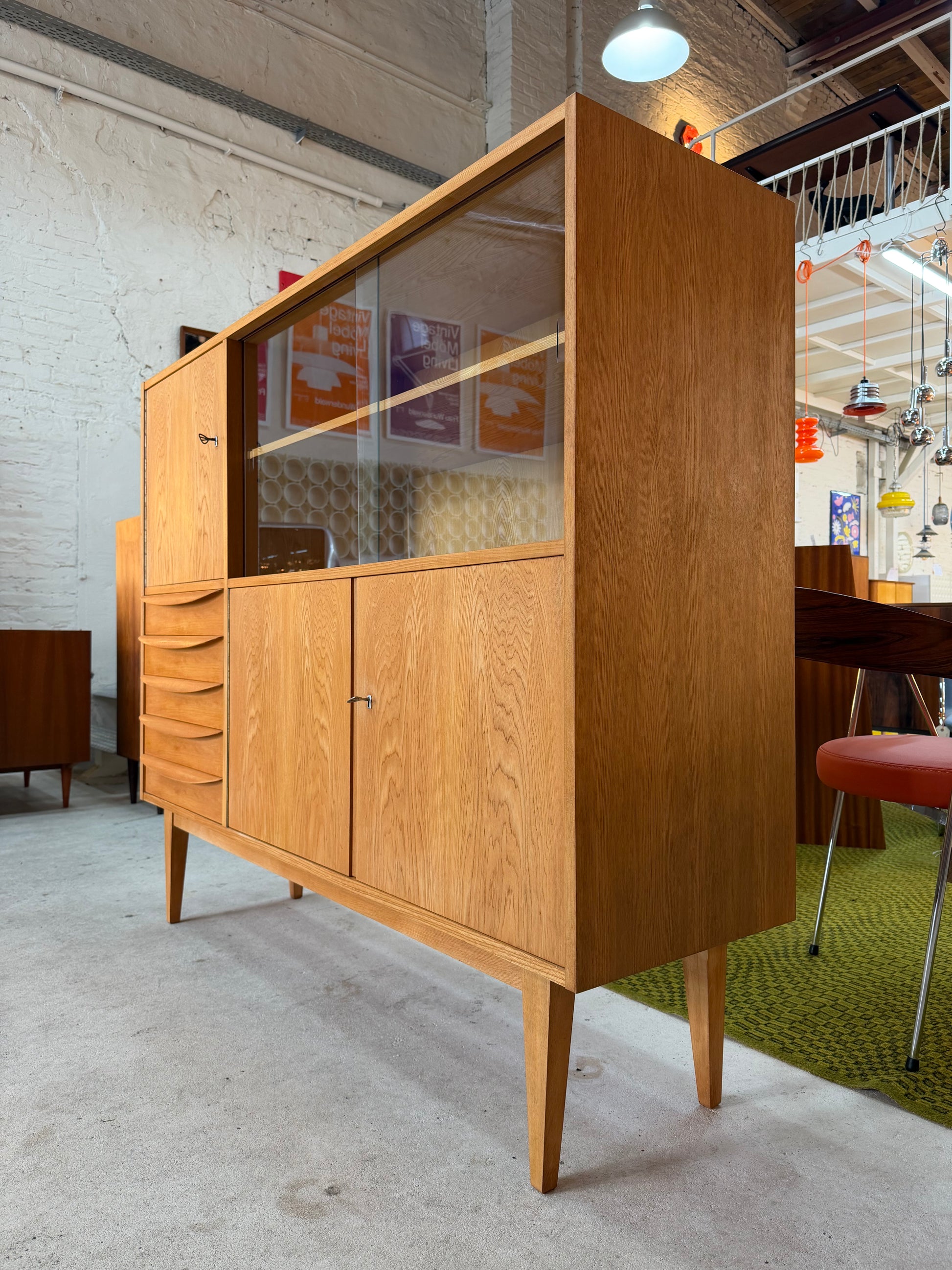 Highboard Typ 602/G Esche von Hellerau