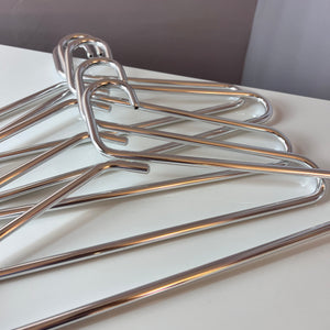 Set: 5x Kleiderbügel Metall 80er
