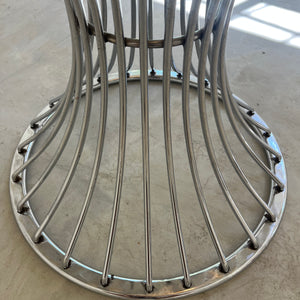 Runder Esstisch Rauchglas Chrom von Gastone Rinaldi für Rima