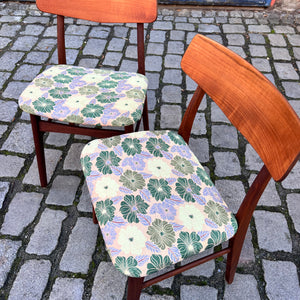 Set: 2x Esszimmerstuhl floral Teak von Farstrup